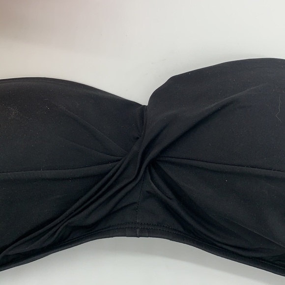 Kona Sol Black Swimsuit Top - Sz D/DD SW2063 - Picture 2 of 5